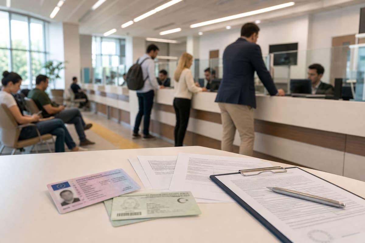 A foreigner exchanges a driving license in Turkey through the Nüfus Müdürlüğü