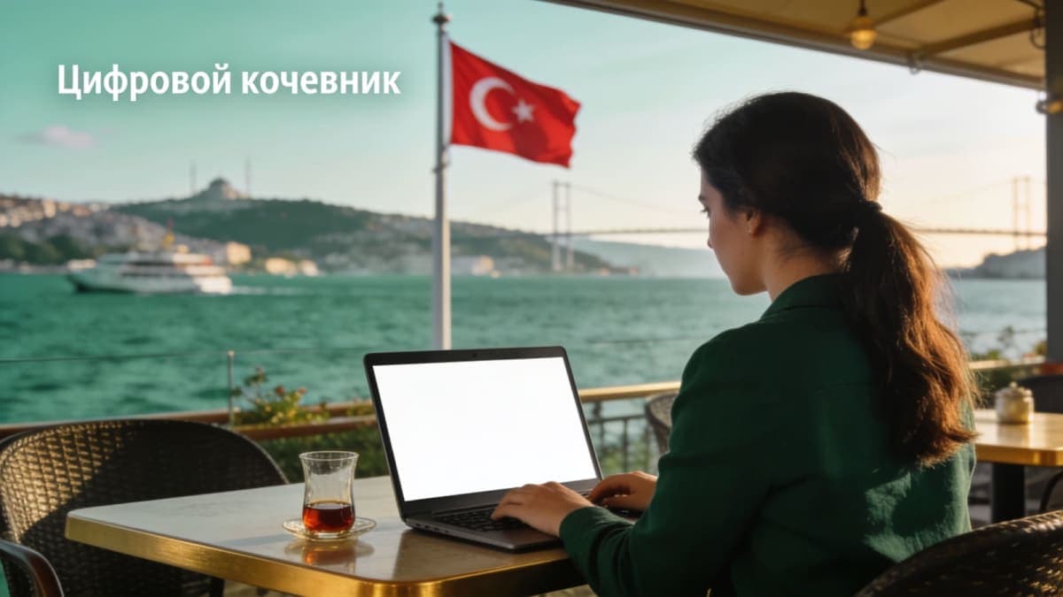 Digital nomad in Turkey applying for a visa and residence permit via e-İkamet