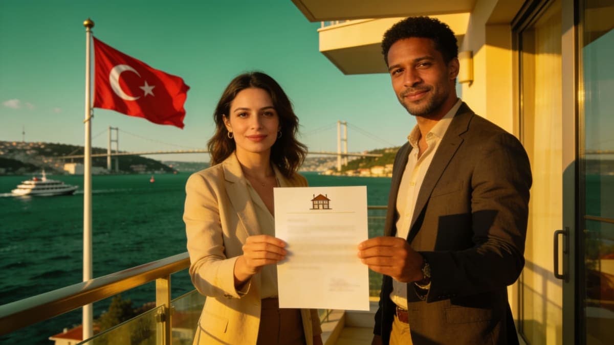 A foreigner checking real estate documents in Turkey before applying for citizenship