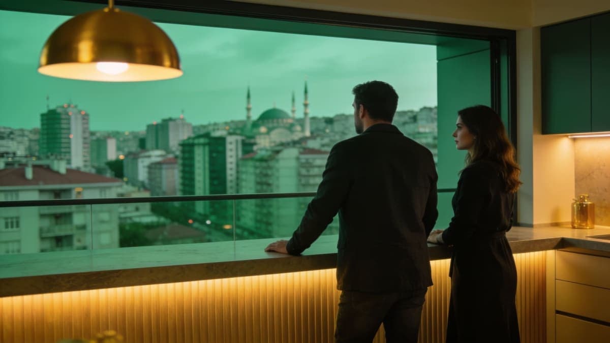 Foreign tenant and landlord signing lease agreement in Turkey