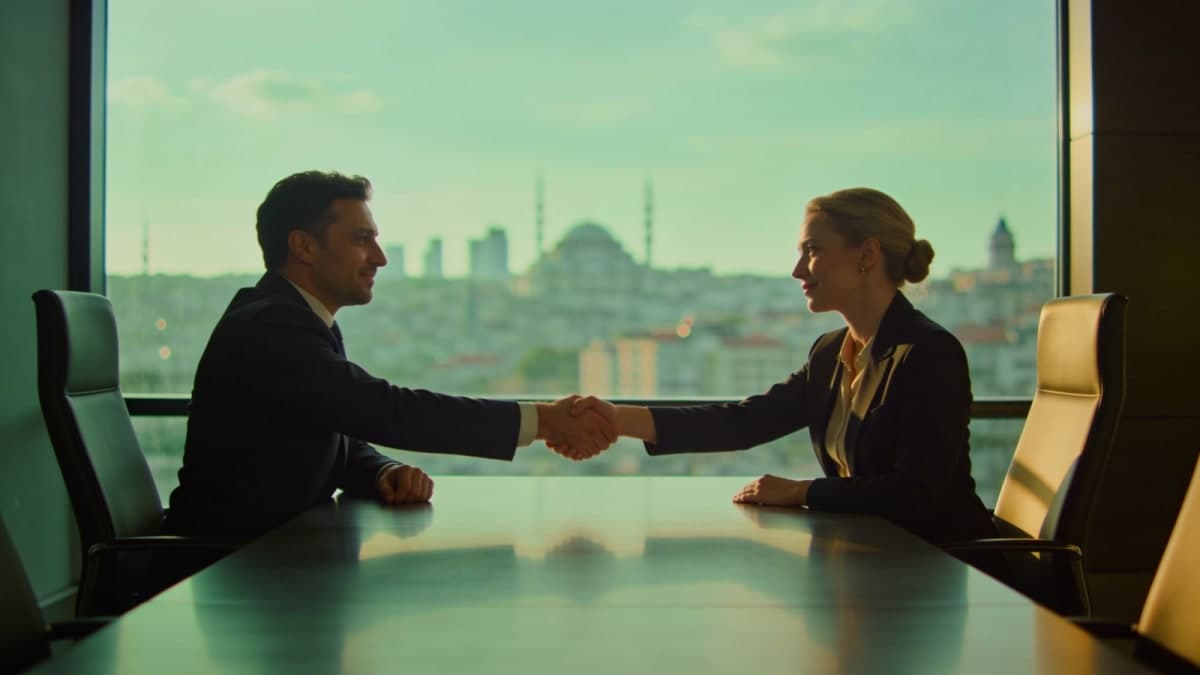 Türkiye’de şirket kuruluşu için evrak inceleyen yabancı yatırımcı